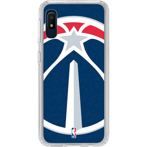 NBA Washington Wizards Large Logo Galaxy A10e Clear Case