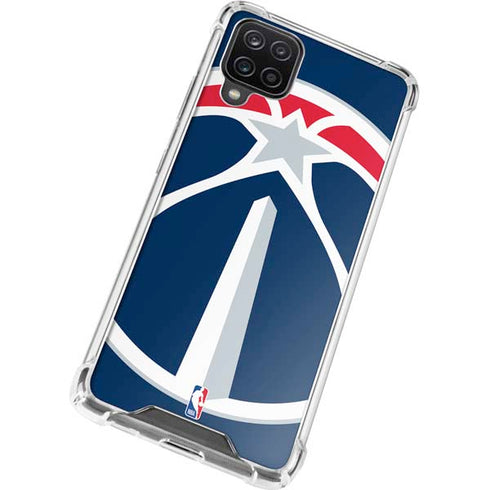 NBA Washington Wizards Large Logo Galaxy A12 Clear Case