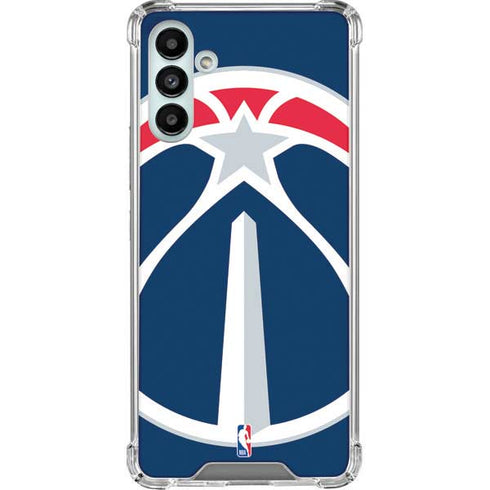 NBA Washington Wizards Large Logo Galaxy A13 5G Clear Case
