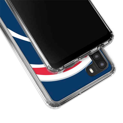 NBA Washington Wizards Large Logo Galaxy A21 Clear Case