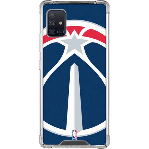 NBA Washington Wizards Large Logo Galaxy A51 5G Clear Case