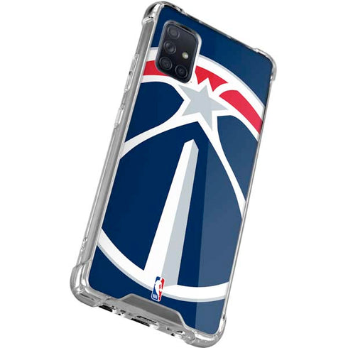NBA Washington Wizards Large Logo Galaxy A51 5G Clear Case