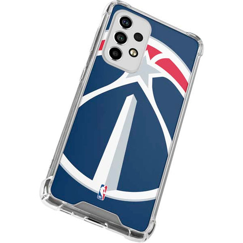 NBA Washington Wizards Large Logo Galaxy A53 5G Clear Case