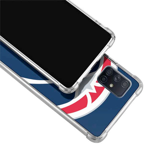 NBA Washington Wizards Large Logo Galaxy A71 5G Clear Case