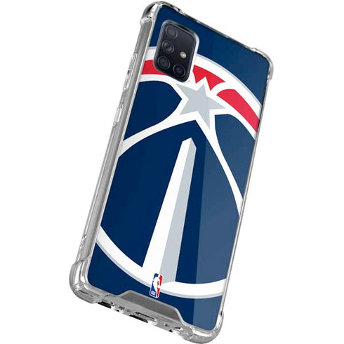 NBA Washington Wizards Large Logo Galaxy A71 5G Clear Case