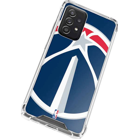 NBA Washington Wizards Large Logo Galaxy A72 5G Clear Case