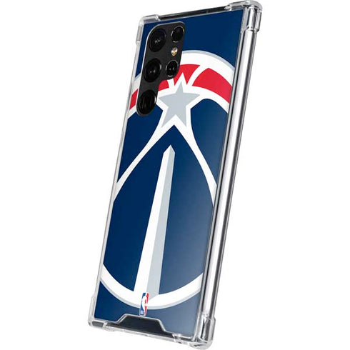 NBA Washington Wizards Large Logo Galaxy S22 Ultra Clear Case