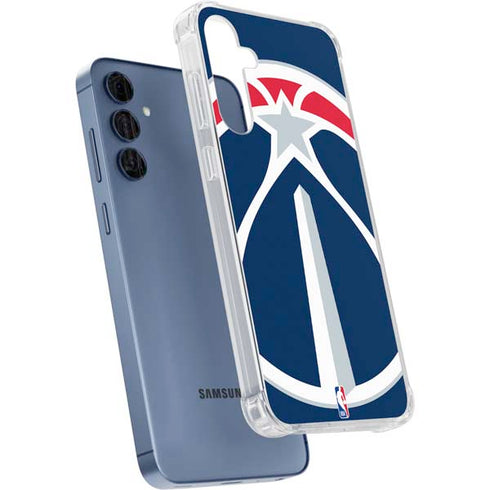 NBA Washington Wizards Large Logo Galaxy S24 Clear Case