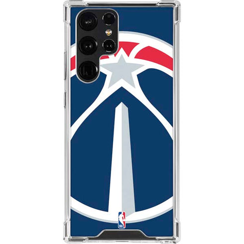 NBA Washington Wizards Large Logo Galaxy S24 Ultra Clear Case