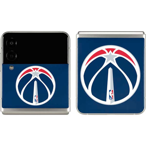 NBA Washington Wizards Large Logo Galaxy Z Flip3 5G Skin