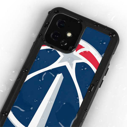 NBA Washington Wizards Large Logo iPhone 12 Mini Waterproof Case