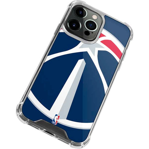 NBA Washington Wizards Large Logo iPhone 13 Pro Clear Case