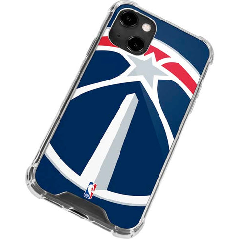 NBA Washington Wizards Large Logo iPhone 14 Clear Case