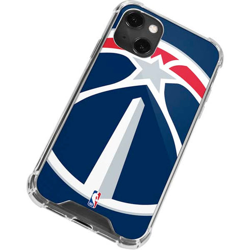 NBA Washington Wizards Large Logo iPhone 15 Plus Clear Case