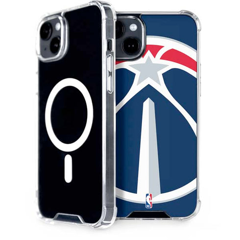 NBA Washington Wizards Large Logo iPhone 15 Plus MagSafe Case