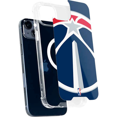 NBA Washington Wizards Large Logo iPhone 15 Plus MagSafe Case