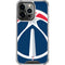 NBA Washington Wizards Large Logo iPhone 14 Pro Clear Case