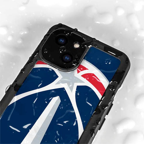 NBA Washington Wizards Large Logo iPhone 15 Plus Waterproof Case