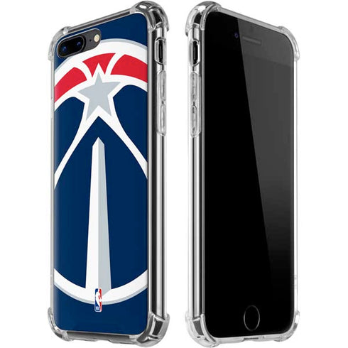 NBA Washington Wizards Large Logo iPhone 7/8 Plus Clear Case