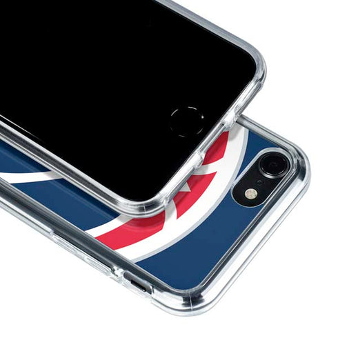 NBA Washington Wizards Large Logo iPhone SE (2nd & 3rd Gen) Clear Case