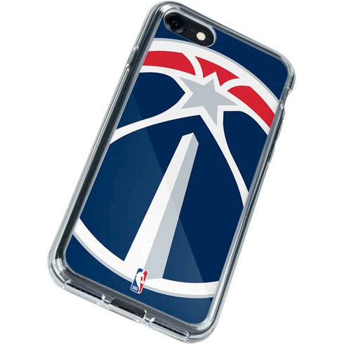 NBA Washington Wizards Large Logo iPhone SE (2nd & 3rd Gen) Clear Case
