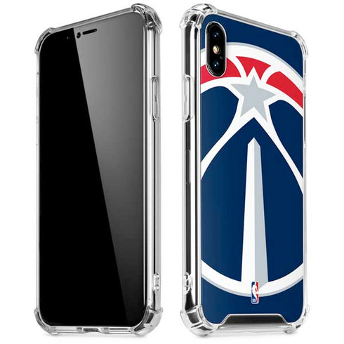 NBA Washington Wizards Large Logo iPhone XS Max Clear Case