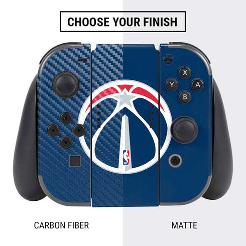 NBA Washington Wizards Large Logo Nintendo Switch Bundle Skin