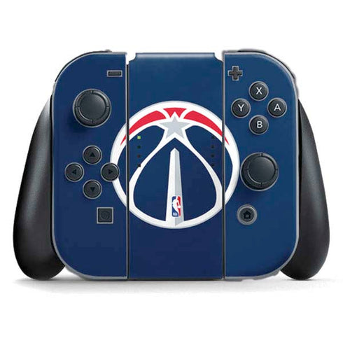 NBA Washington Wizards Large Logo Nintendo Switch (2017-2021) Joy-Con Controller Skin