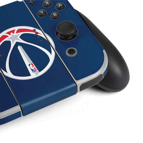 NBA Washington Wizards Large Logo Nintendo Switch OLED (2021) Skin