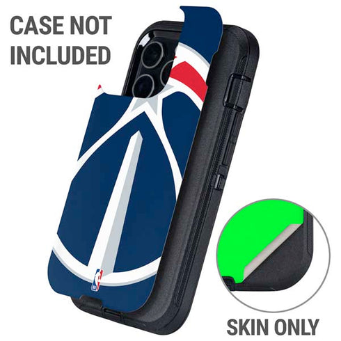 NBA Washington Wizards Large Logo Otterbox Defender iPhone Skin