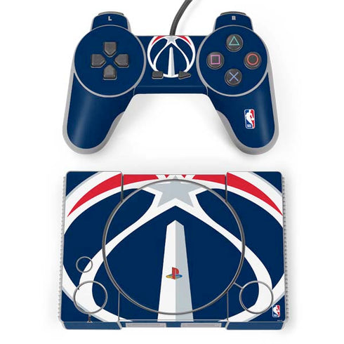 NBA Washington Wizards Large Logo PlayStation Classic Bundle Skin