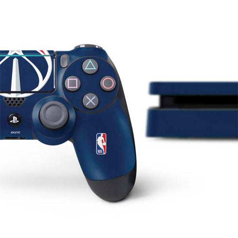 NBA Washington Wizards Large Logo PS4 Slim Bundle Skin