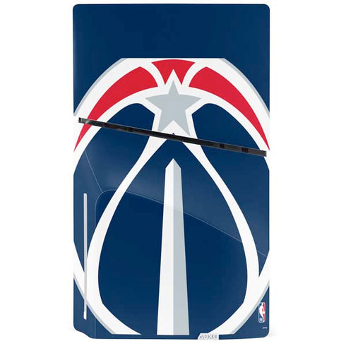 NBA Washington Wizards Large Logo PS5 Slim Disk Bundle Skin