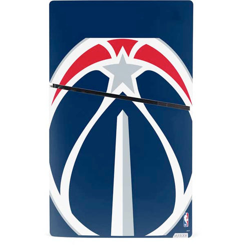 NBA Washington Wizards Large Logo PS5 Slim Digital Edition Console Skin