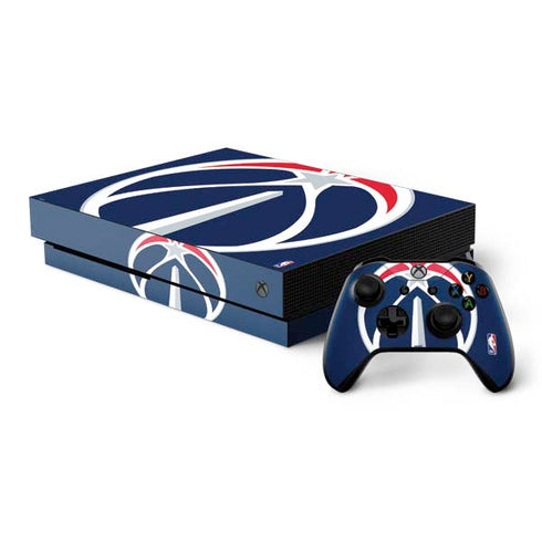 NBA Washington Wizards Large Logo Xbox One X Bundle Skin