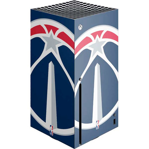 NBA Washington Wizards Large Logo Xbox Series X Console Skin