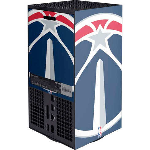 NBA Washington Wizards Large Logo Xbox Series X Console Skin