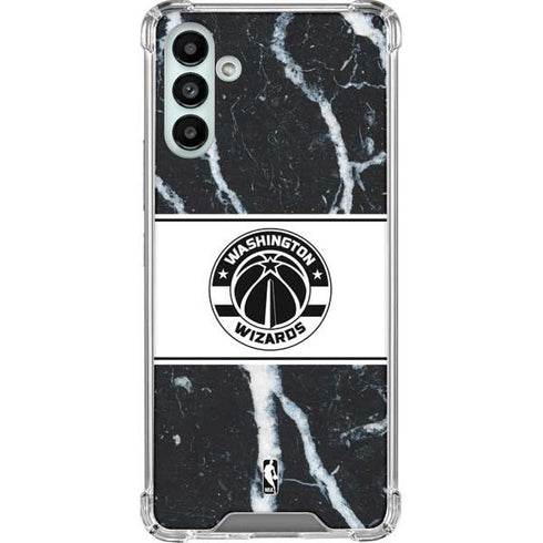 NBA Washington Wizards Marble Galaxy A13 5G Clear Case