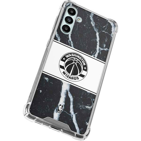 NBA Washington Wizards Marble Galaxy A13 5G Clear Case