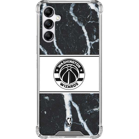 NBA Washington Wizards Marble Galaxy A14 5G Clear Case