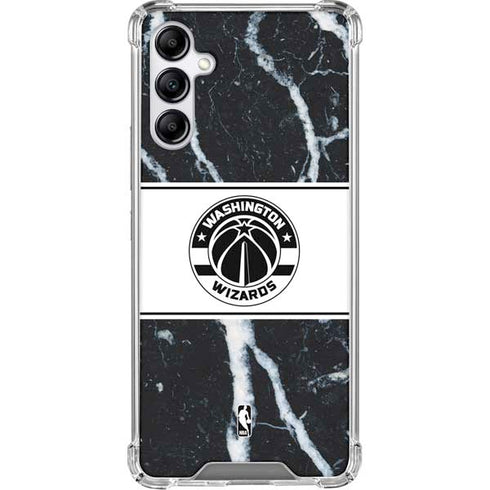 NBA Washington Wizards Marble Galaxy A15 5G Clear Case