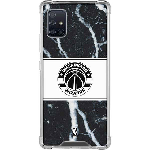 NBA Washington Wizards Marble Galaxy A51 5G Clear Case