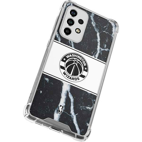 NBA Washington Wizards Marble Galaxy A53 5G Clear Case