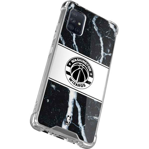 NBA Washington Wizards Marble Galaxy A71 5G Clear Case