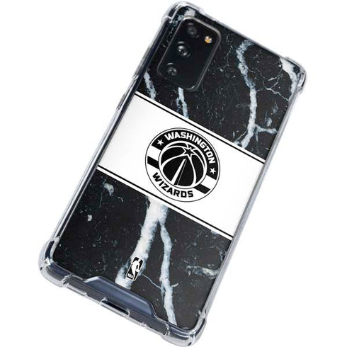 NBA Washington Wizards Marble Galaxy S20 FE Clear Case