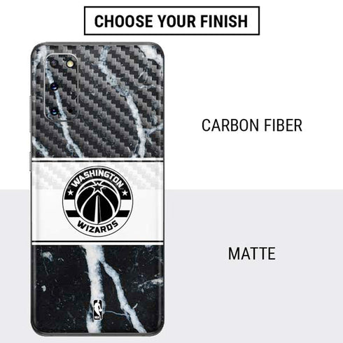 NBA Washington Wizards Marble Galaxy S20 Skin