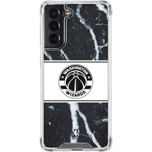 NBA Washington Wizards Marble Galaxy S22 Clear Case