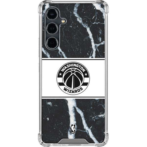 NBA Washington Wizards Marble Galaxy S23 FE Clear Case