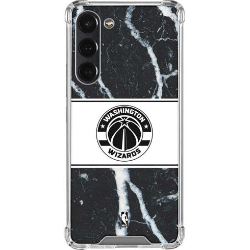 NBA Washington Wizards Marble Galaxy S23 Plus Clear Case