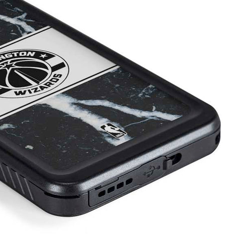 NBA Washington Wizards Marble Galaxy S23 Plus Waterproof Case